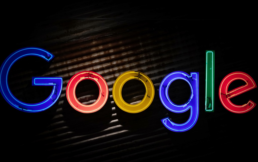 Google neon sign